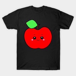 Cute Apple Sticker T-Shirt